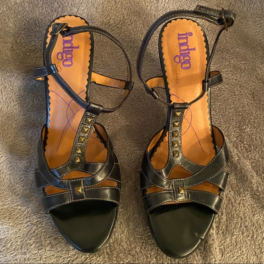 Indigo by Clark’s Studded Leather Sandals